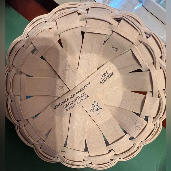 Longaberger 2001 White-Washed Small Easter White-Washed Set 🐣 - Picture 6 of 15